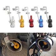 Universale in alluminio Turbo Sound marmitta di scarico fischio per auto/moto simulatore Whistler, dimensione: S, diametro esterno: 20 mm, Size: S (Black), Size: S (Gold), Size: S (Blue), Size: S (Red), Size: S (Silver)