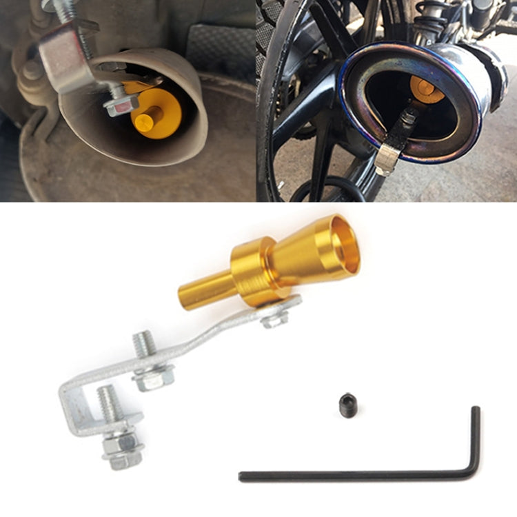 Marmitta fischio Turbo Sound universale in alluminio S