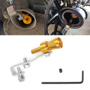 Universale in alluminio Turbo Sound marmitta di scarico fischio per auto/moto simulatore Whistler, dimensione: S, diametro esterno: 20 mm, Size: S (Black), Size: S (Gold), Size: S (Blue), Size: S (Red), Size: S (Silver)