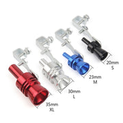 Fischio universale per tubo di scarico Turbo Sound in alluminio, simulatore per auto/moto, dimensioni: XL, diametro esterno: 35 mm, Size: XL (Black), Size: XL (Gold), Size: XL (Blue), Size: XL (Red), Size: XL (Silver)
