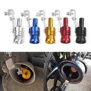 Fischio universale per tubo di scarico Turbo Sound in alluminio, simulatore per auto/moto, dimensioni: XL, diametro esterno: 35 mm, Size: XL (Black), Size: XL (Gold), Size: XL (Blue), Size: XL (Red), Size: XL (Silver)