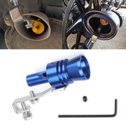 Fischio universale per tubo di scarico Turbo Sound in alluminio, simulatore per auto/moto, dimensioni: XL, diametro esterno: 35 mm, Size: XL (Black), Size: XL (Gold), Size: XL (Blue), Size: XL (Red), Size: XL (Silver)