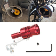 Fischio universale per tubo di scarico Turbo Sound in alluminio, simulatore per auto/moto, dimensioni: XL, diametro esterno: 35 mm, Size: XL (Black), Size: XL (Gold), Size: XL (Blue), Size: XL (Red), Size: XL (Silver)