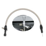Asta di livello olio per cambio olio flessibile in acciaio inossidabile per auto, asta di misurazione olio da 530 mm per Chevrolet, For Chevrolet(Silver), For Chevrolet(Red), For Chevrolet(Blue), For Chevrolet(Black)