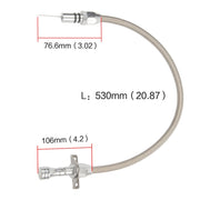 Asta di livello olio per cambio olio flessibile in acciaio inossidabile per auto, asta di misurazione olio da 530 mm per Chevrolet, For Chevrolet(Silver), For Chevrolet(Red), For Chevrolet(Blue), For Chevrolet(Black)