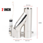 Tubo per valvola di scarico elettrica telecomandata per auto CNSPEED Y Shape 2 in 1, dimensioni: 2 pollici, Size: 2 inch