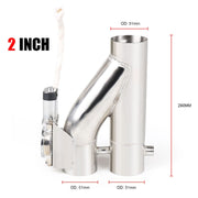 Tubo per valvola di scarico elettrica telecomandata per auto CNSPEED Y Shape 2 in 1, dimensioni: 2 pollici, Size: 2 inch