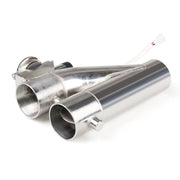 Tubo per valvola di scarico elettrica telecomandata per auto CNSPEED Y Shape 2 in 1, dimensioni: 2,25 pollici, Size: 2.25 inch