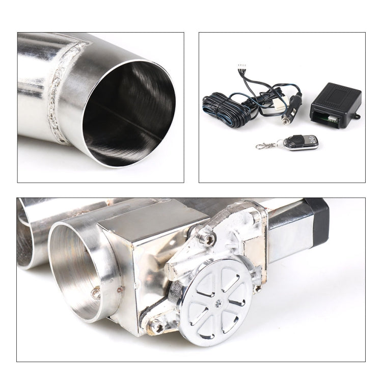 Tubo per valvola di scarico elettrica telecomandata per auto CNSPEED Y Shape 2 in 1, dimensioni: 2,25 pollici, Size: 2.25 inch