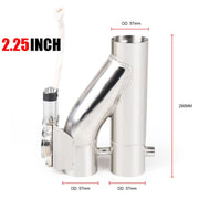 Tubo per valvola di scarico elettrica telecomandata per auto CNSPEED Y Shape 2 in 1, dimensioni: 2,25 pollici, Size: 2.25 inch