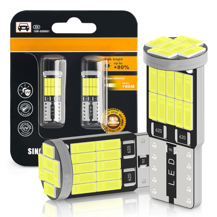 Lampadine LED T10 4014 26SMD 12V per auto 800LM