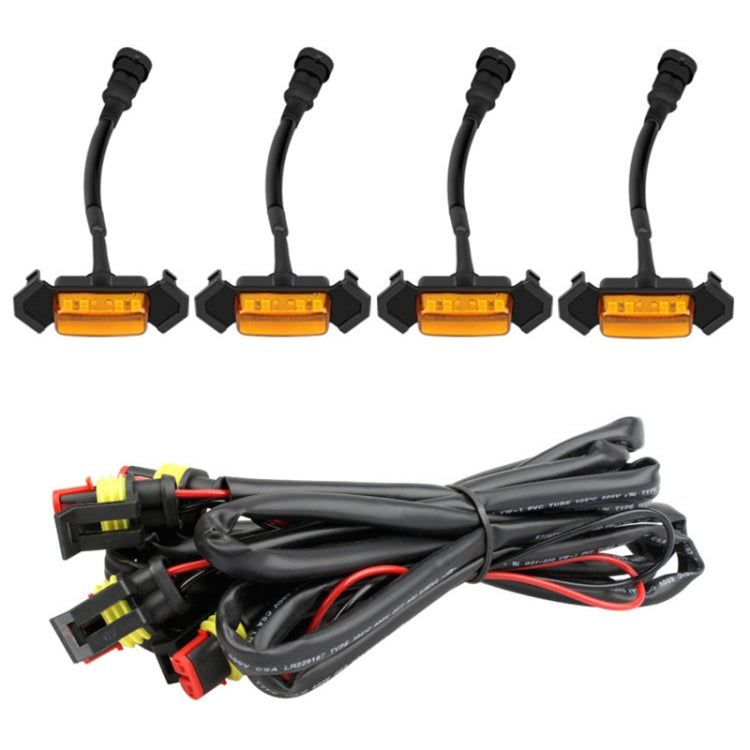 Per Toyota Tacoma TRD 2016-2019 4 in 1 LED per auto Spie sulla griglia anteriore, Luci di marcia diurna e Luci larghe, 4 in 1