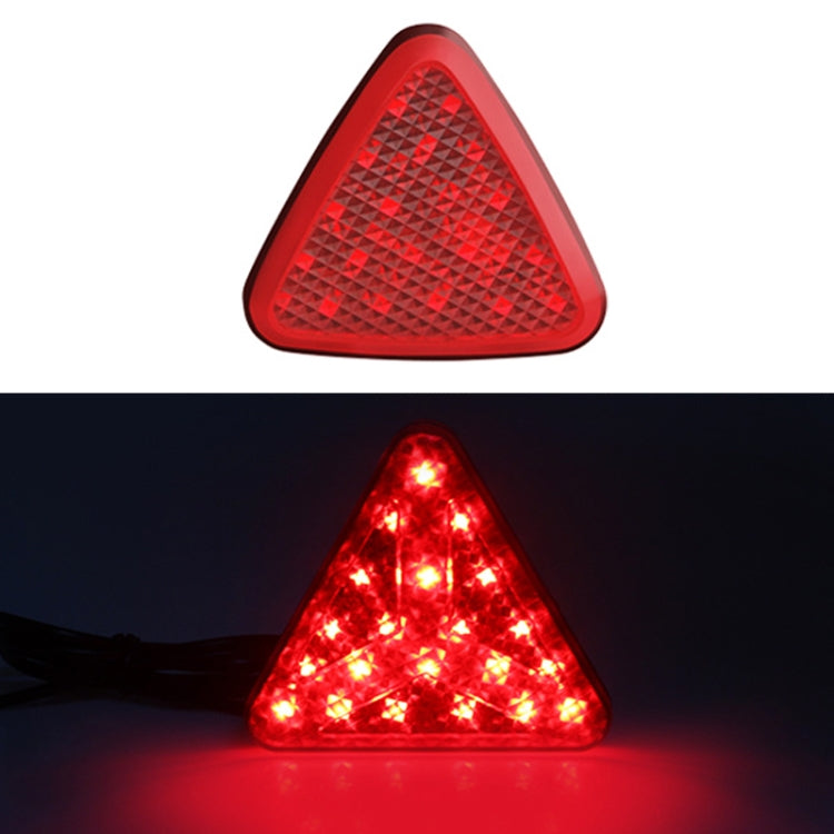 Fanale posteriore a LED con luce pilota triangolare stile X per bicicletta / mountain bike, X Style