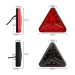 Fanale posteriore a LED con luce pilota a triangolo stile Y per bicicletta / mountain bike, Y Style