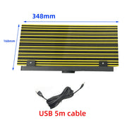 Strumento per la rimozione di riparazioni di ammaccature senza vernice da 68 LED, controllo della scheda di rilevamento della luce della striscia di linea del riflettore, Stripe Light