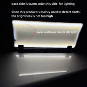 Strumento per la rimozione di riparazioni di ammaccature senza vernice da 68 LED, controllo della scheda di rilevamento della luce della striscia di linea del riflettore, Stripe Light