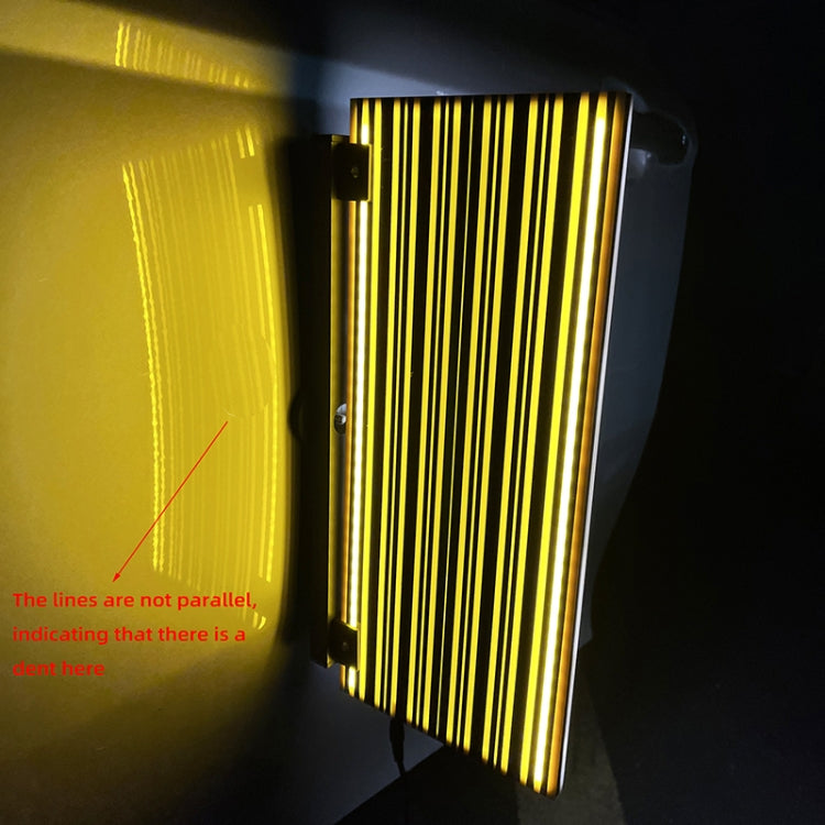 Strumento per la rimozione di riparazioni di ammaccature senza vernice da 68 LED, controllo della scheda di rilevamento della luce della striscia di linea del riflettore, Stripe Light