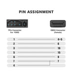 Cavo adattatore per auto OBD II da 7 pin a 16 pin per Ford, For Ford