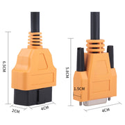 Cavo diagnostico OBD II per strumento diagnostico C91C80 Cavo diagnostico 16 pin OBD II, 16Pin