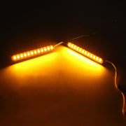 1 paio di luci per targa per moto 12LED in acqua corrente, 12LED