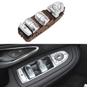 Pulsante interruttore di controllo principale della finestra elettronica per auto per Mercedes-Benz Classe C W205 2015-2021, For Mercedes-Benz C Class (Black), For Mercedes-Benz C Class (Beige), For Mercedes-Benz C Class (Brown)