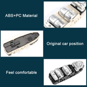 Pulsante interruttore di controllo principale della finestra elettronica per auto per Mercedes-Benz Classe C W205 2015-2021, For Mercedes-Benz C Class (Black), For Mercedes-Benz C Class (Beige), For Mercedes-Benz C Class (Brown)