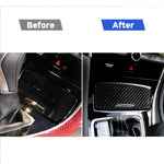 Adesivo decorativo per posacenere con cambio in fibra di carbonio per auto per Infiniti Q50 / Q60, Gear Shift Ashtray