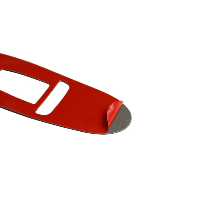Adesivo decorativo per pannello alzacristalli in fibra di carbonio per auto da 2 pezzi per Infiniti Q60, guida a sinistra, Window Lift Panel (2 PCS)