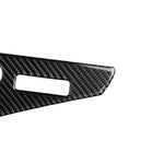 Adesivo decorativo per pannello maniglia interna porta in fibra di carbonio da 4 pezzi per Infiniti Q50, guida a sinistra, Door Inner Handle Panel (A)