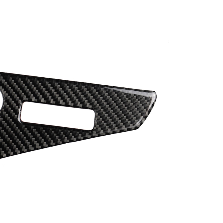 Adesivo decorativo per pannello maniglia interna porta in fibra di carbonio da 4 pezzi per Infiniti Q50, guida a sinistra, Door Inner Handle Panel (A)