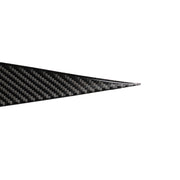 Adesivo decorativo per pannello maniglia interna porta in fibra di carbonio da 4 pezzi per Infiniti Q50, guida a sinistra, Door Inner Handle Panel (A)