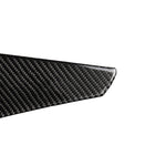 Adesivo decorativo per pannello maniglia interna porta in fibra di carbonio da 4 pezzi per Infiniti Q50, Door Inner Handle Panel (B)
