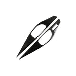 Adesivo decorativo per pannello maniglia interna porta in fibra di carbonio da 2 pezzi per Infiniti Q60, guida a sinistra, Door Inner Handle Panel