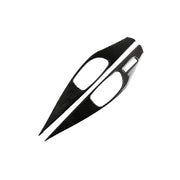 Adesivo decorativo per pannello maniglia interna porta in fibra di carbonio da 2 pezzi per Infiniti Q60, guida a sinistra, Door Inner Handle Panel