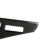 Adesivo decorativo per pannello maniglia interna porta in fibra di carbonio da 2 pezzi per Infiniti Q60, guida a sinistra, Door Inner Handle Panel