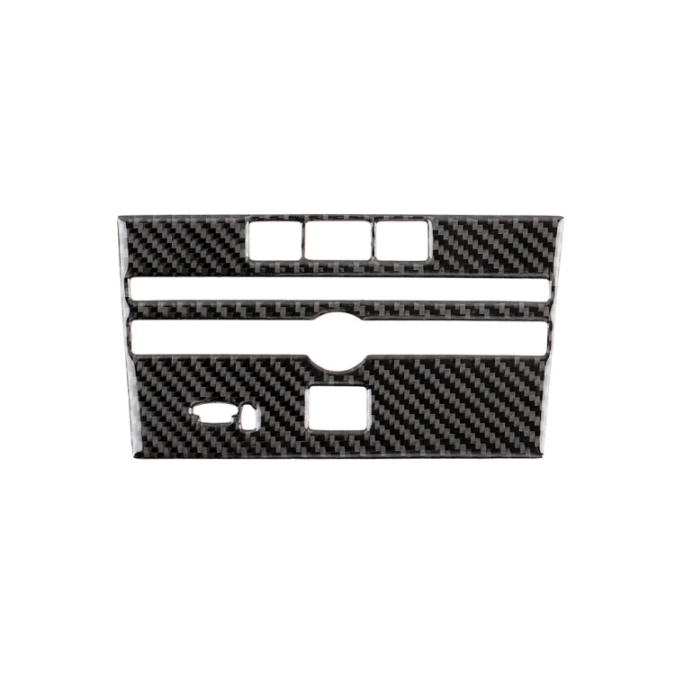 Adesivo decorativo per pannello console CD in fibra di carbonio per auto per Infiniti Q50 / Q60, CD Console Panel  (B)