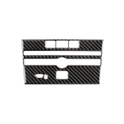 Adesivo decorativo per pannello console CD in fibra di carbonio per auto per Infiniti Q50 / Q60, CD Console Panel  (B)