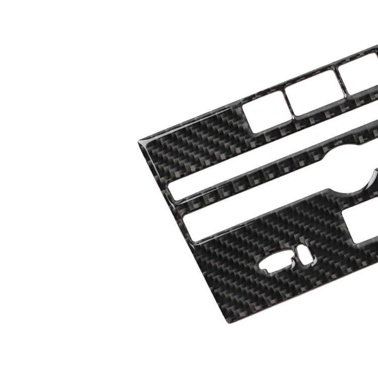 Adesivo decorativo per pannello console CD in fibra di carbonio per auto per Infiniti Q50 / Q60, CD Console Panel  (B)