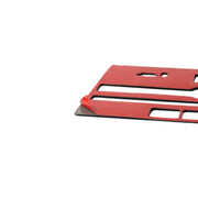Adesivo decorativo per pannello console CD in fibra di carbonio per auto per Infiniti Q50 / Q60, CD Console Panel  (B)