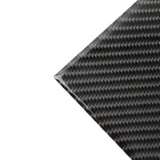 Adesivo decorativo per pannello portabicchieri posteriore in fibra di carbonio per auto da 2 pezzi per Infiniti Q50 / Q60, Rear Water Cup Holder Panel