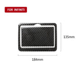 Adesivo decorativo fibra di carbonio per Infiniti Q50 Q60