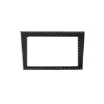 Adesivo decorativo per telaio di navigazione in fibra di carbonio per auto per Infiniti Q50 / Q60, Navigation Frame