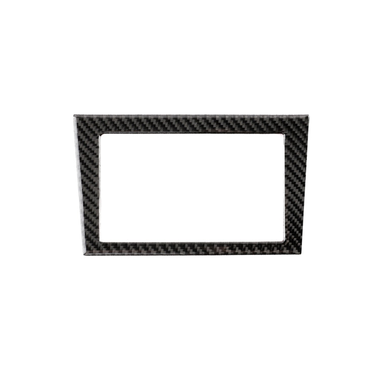 Adesivo decorativo per telaio di navigazione in fibra di carbonio per auto per Infiniti Q50 / Q60, Navigation Frame