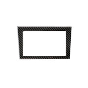 Adesivo decorativo per telaio di navigazione in fibra di carbonio per auto per Infiniti Q50 / Q60, Navigation Frame