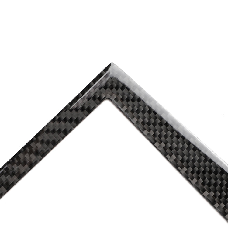 Adesivo decorativo per telaio di navigazione in fibra di carbonio per auto per Infiniti Q50 / Q60, Navigation Frame