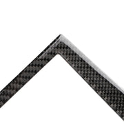 Adesivo decorativo per telaio di navigazione in fibra di carbonio per auto per Infiniti Q50 / Q60, Navigation Frame
