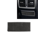 Adesivo decorativo per pannello posacenere per sedile posteriore in fibra di carbonio per auto per Infiniti Q50 / Q60, Rear Seat Ashtray Panel