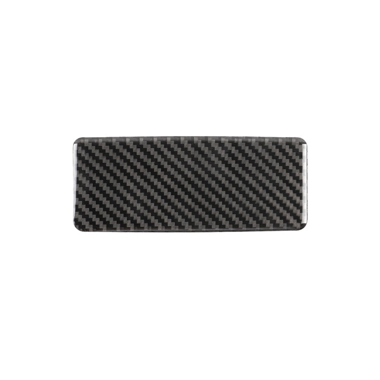 Adesivo decorativo per pannello posacenere per sedile posteriore in fibra di carbonio per auto per Infiniti Q50 / Q60, Rear Seat Ashtray Panel