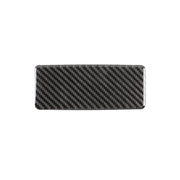 Adesivo decorativo per pannello posacenere per sedile posteriore in fibra di carbonio per auto per Infiniti Q50 / Q60, Rear Seat Ashtray Panel