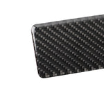 Adesivo decorativo per pannello posacenere per sedile posteriore in fibra di carbonio per auto per Infiniti Q50 / Q60, Rear Seat Ashtray Panel